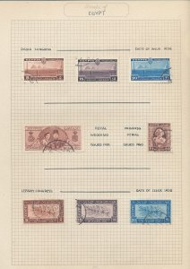 EGYPT 1930s M&U Collection (Apx 50+Items) uk3357