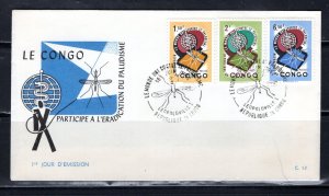 Congo Democratic Republic  FDC #414-6 Malaria   VF  1963   ...   7602564