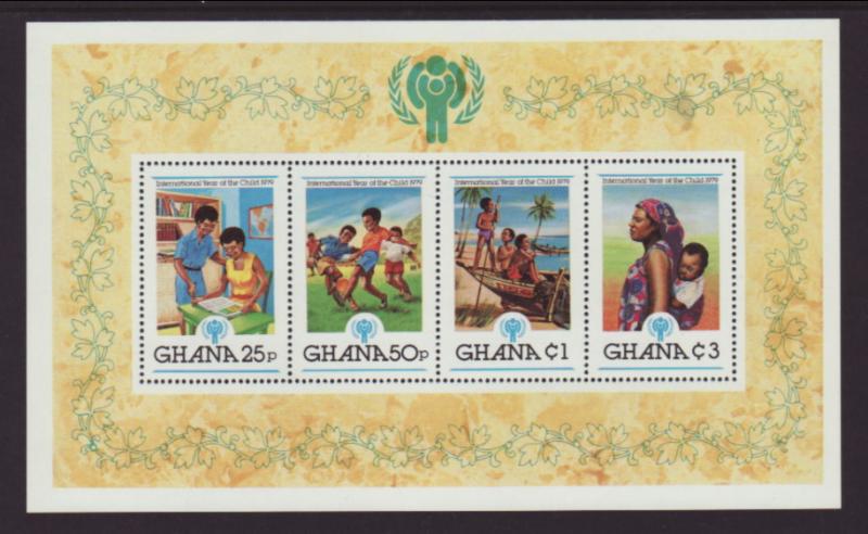 Ghana 713 IYC Souvenir Sheet MNH VF