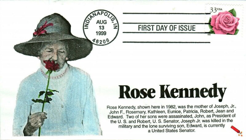 Dynamite Colorprint 3052 Pink Rose Rose Kennedy  JFK Mother Only 62 made