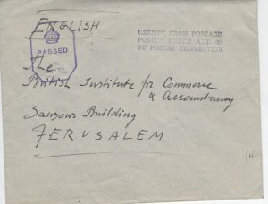 GERMAN TEMPLERS INTERNED IN PALESTINE IN WORLD WAR TWO (S24 #106-111)