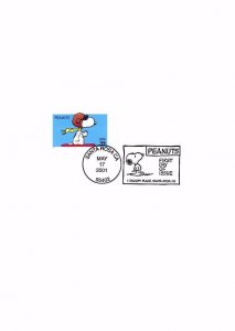 USPS First Day Ceremony Program #3507 Peanuts Snoopy Aviation Comics Schulz