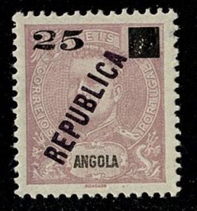 Angola #117 MH Repubica 25c surcharge