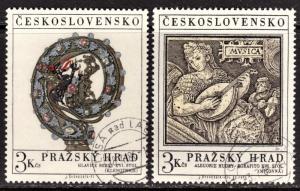 Czechoslovakia Scott 1752-1753  complete set  F to VF CTO.