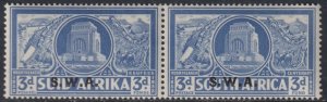 Sc B8 SWA South West Africa 1938 3  3 semi-postal MLMH CV $50.00 Stk 3