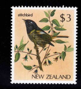 New Zealand Scott 770 MNH** 1981 $3 stitch Bird Stamp