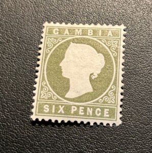 Stamps Gambia Scott #18a hinged