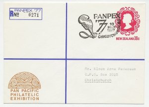 Registered Postal stationery / Postmark New Zealand 1977 Panpex - Maori club