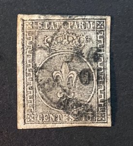 Italian States - Parma Sc.#2, used