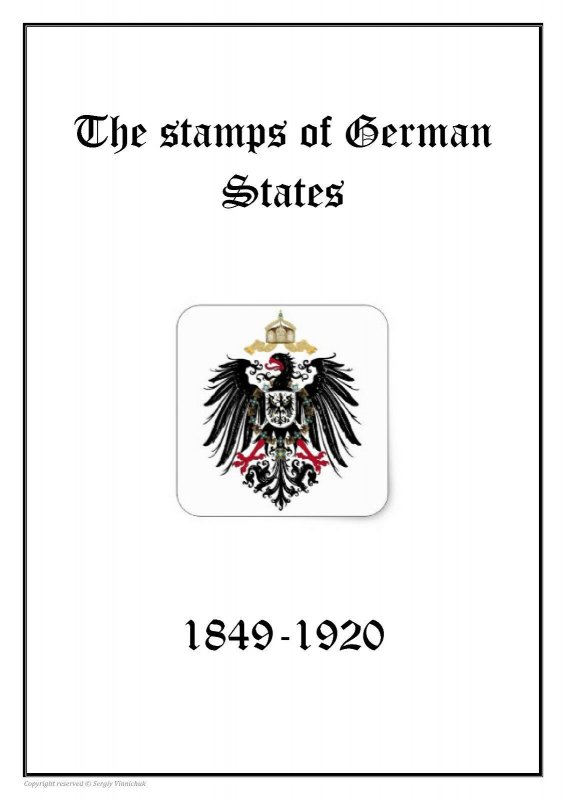 Germany German States 1849-1920 PDF(DIGITAL) STAMP ALBUM PAGES