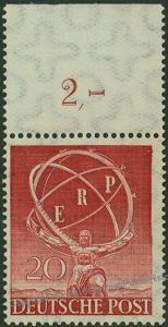 Germany Berlin Mi71 MNH ERP UPU 20pf Single 50117