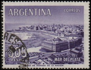 Argentina 705 - Used - 300p Mar del Plata (1962) (cv $0.35)