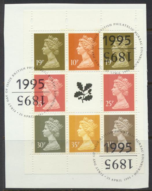 GB Machin SG Y1767l  Used National Trust se-tenant pane on piece   see details