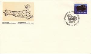 Canada # 1174, Cacheted First Day Cover, 59 cent definitive