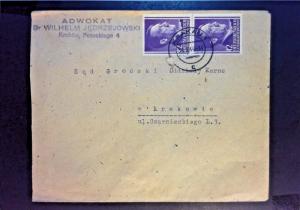 Poland 1944 Occupation Cover  - Z1055