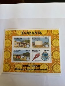 Stamps Tanzania Scott #140a never hinged