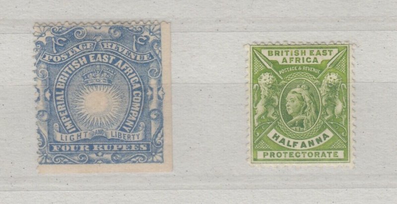 British East Africa QV 1890 4R (Coil) 1/2A SG18/65 MH J6785