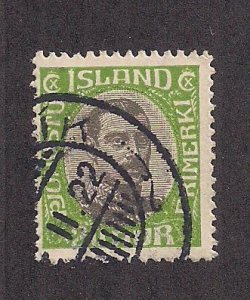 ICELAND SC# O45   F/U  1920