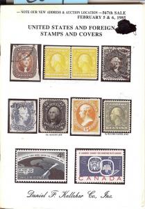 United States and Foreign Stamps and Covers, Kelleher 567