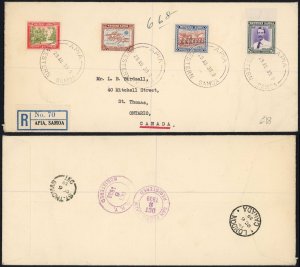 Western Samoa SG195/8 Set on FDC