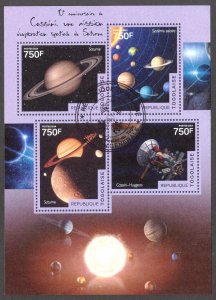 Togo 2014 Space Astronomy Saturn sheet Used / CTO