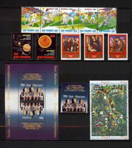 1994 - SAN MARINO - Complete year set - Scott #1293 and others - MNH**