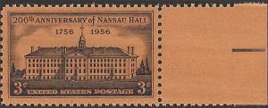 # 1083 MINT NEVER HINGED NASSAU HALL