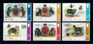 Isle of Man --2011- Animals Pets Cats Arms  MNH  set # 1442-1447