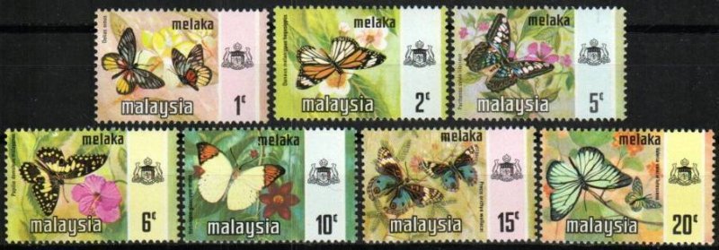 Malaysia-Malacca Stamp 74-80  - Butterflies