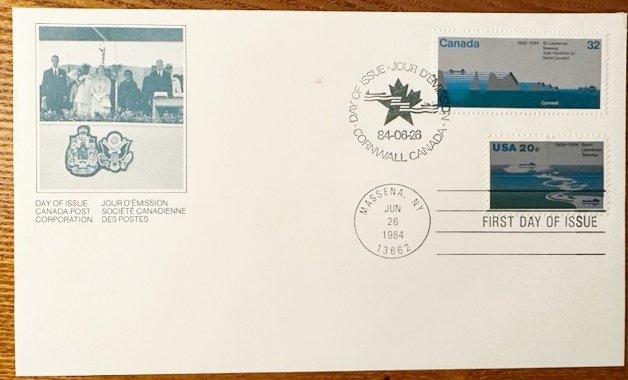 US # 2091 & Canada #1015 Joint Issue first day cover