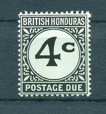 British Honduras sc# J5 mh cat value $2.00