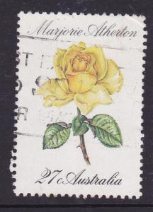 Australia -#826 -1982 -Roses Marjorie Atherton27c used