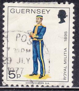 Guernsey 102a; 1895 Guernsey Royal Militia Guard 1974