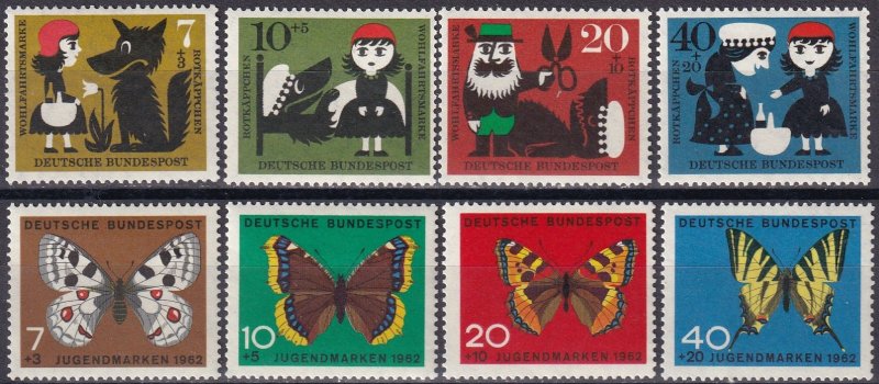 Germany #B372-5, B380-3  MNH  CV $5.15 (Z4636)