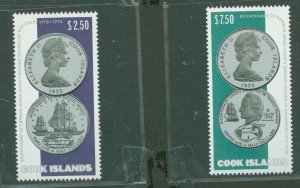 Cook Islands #406-407  Single (Complete Set)