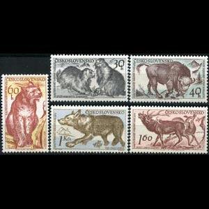 CZECHOSLOVAKIA 1959 - Scott# 933-7 Fauna Set of 5 LH