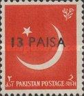 MNH** Pakistan - Previous Stamps Surcharged with New Currency-1961