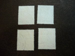 Stamps - Netherlands - Scott# J95,J99-J100,J105 - Used Part Set of 4 Stamps