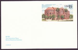 UX155 Old Red mint postal card