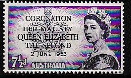 Australia 1953 Scott  260 Queen Elizabeth Coronation MNH