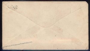 Virginia 1861 1867 Alum Springs VA DPO Cancel Helbock R5 Cover Civil War 92400