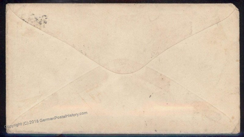 Virginia 1861 1867 Alum Springs VA DPO Cancel Helbock R5 Cover Civil War 92400