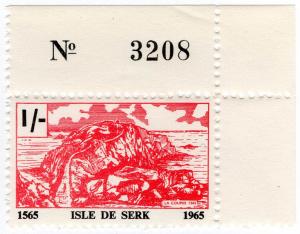 (I.B-JA) France Cinderella : Isle de Serk (Sark) Local Post 1/-