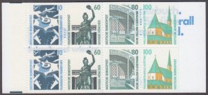 GERMANY Sc # 1530a MNH BOOKLET - HISTORIC SITES & OBJECTS