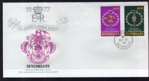 Seychelles 384-385 Queen Elizabeth II Silver Jubilee U/A FDC