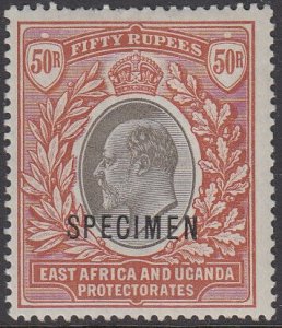 KENYA, UGANDA & TANG. (K.U.T.) 1903-04 50r grey and red-brown mounted - 31860