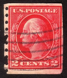 1912, US 2c Washington, Used, Scott #413