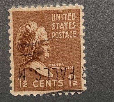US: 1-1/2C Stamp - Martha Washington