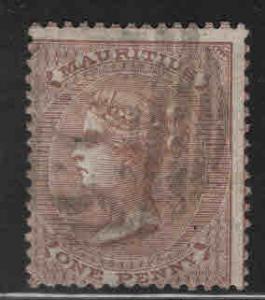 MAURITIUS Scott 32 Queen Victoria 1863 CC wmk 1 CV$17