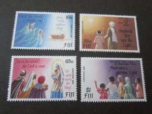 Fiji 1990 Sc 633-6 Christmas Religion set MNH